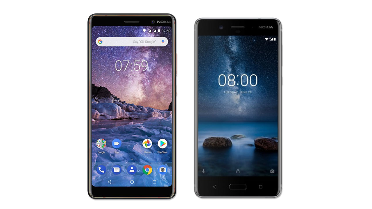 Nokia 7 plus vs nokia 8 for sale