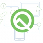 Android 10 Q Beta logo.