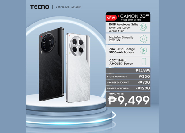 Tecno Camon 30 5g Discounted Price Starts At ₱9499 Only Pinoy Techno