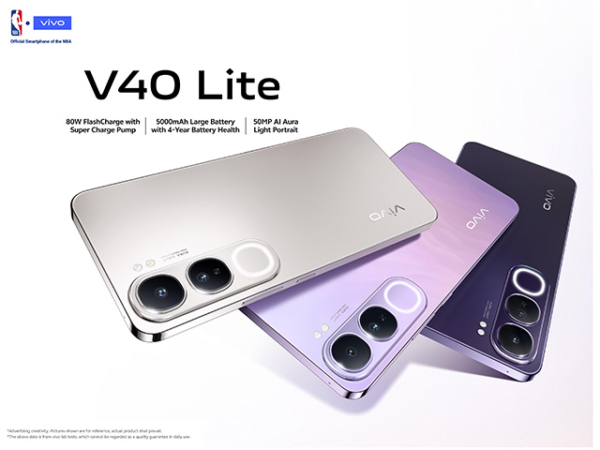 Vivo Launches V40 Lite With 5000mAh Battery Covered By 50–month ...