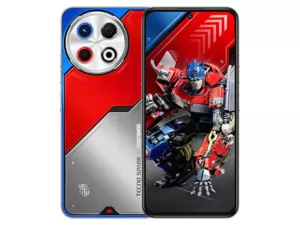 The TECNO SPARK 30 Pro Transformers Optimus Prime Edition.